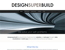 Tablet Screenshot of designsuperbuild.com
